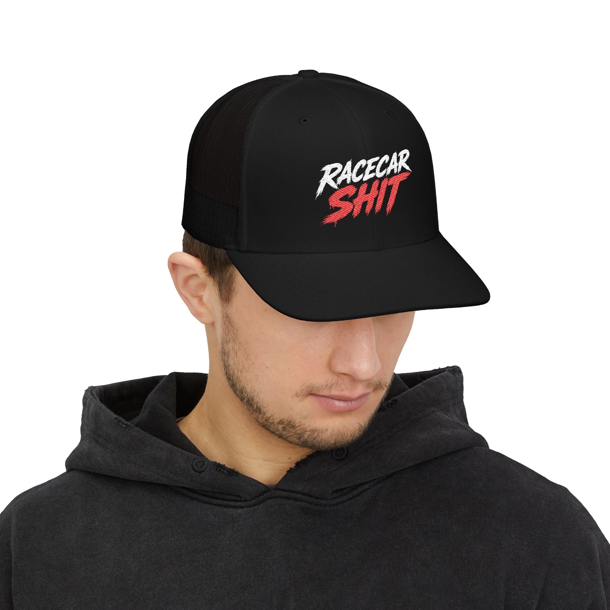 Racecar Sh!t Trucker Cap Snapback