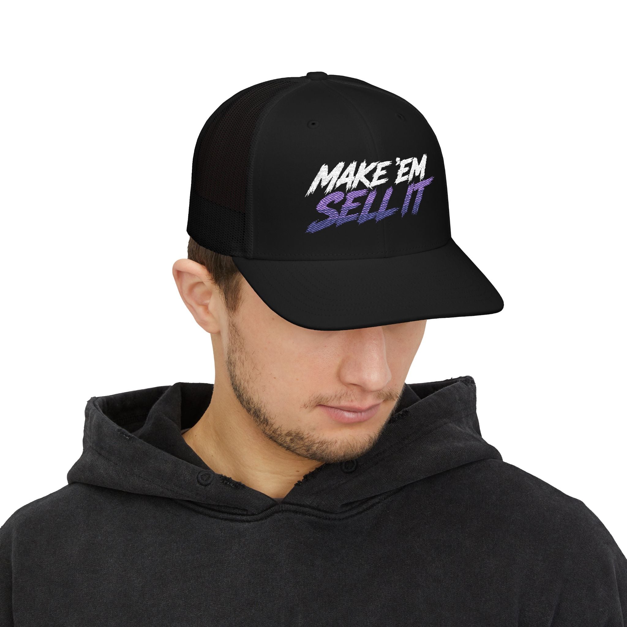 Make 'Em Sell It Snapback Trucker Cap Snapback