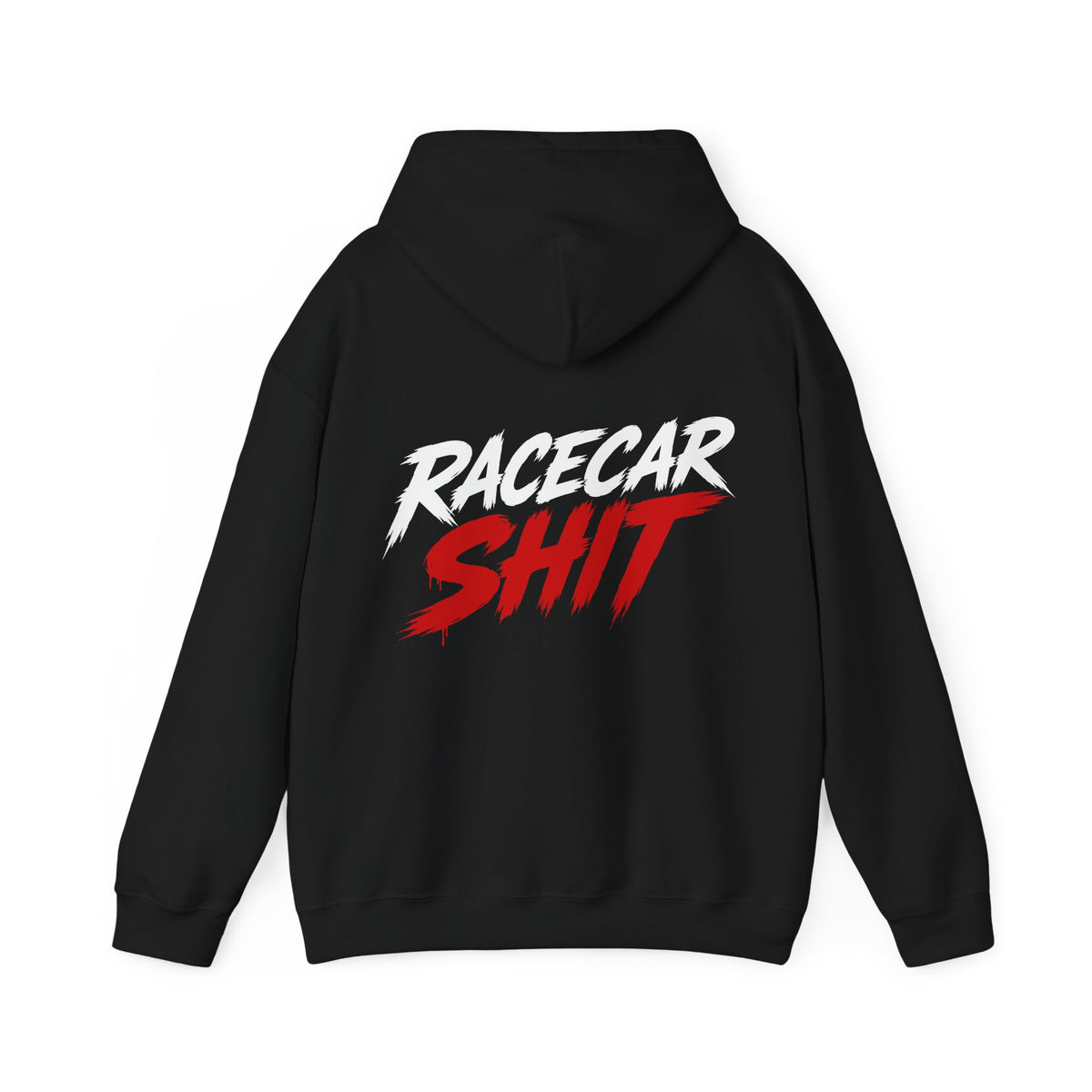 Racecar Shit™ Black Racing Hoodie – Race Red