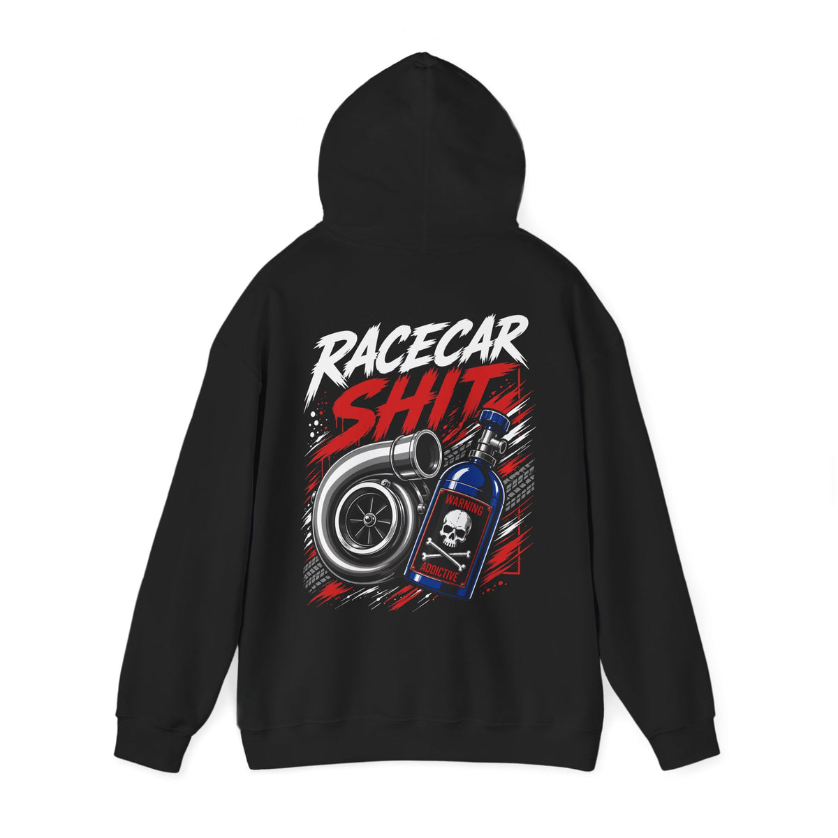 Racecar Shit™ Turbo & Nitrous Racing Hoodie | Drag Racing Graphic Sweatshirt