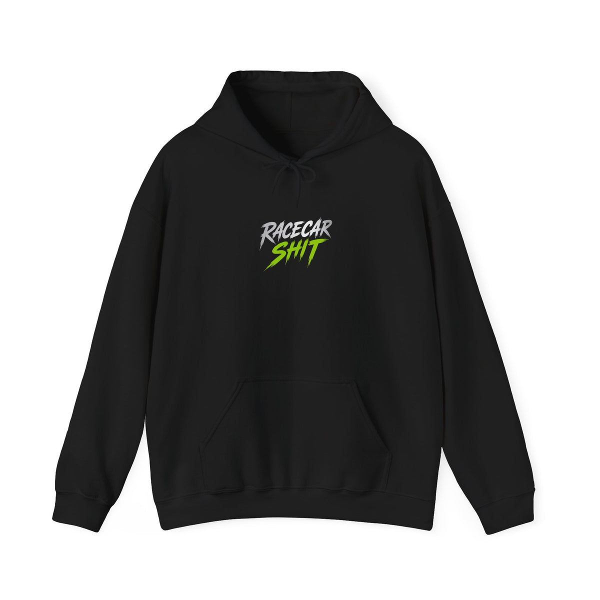 Racecar Shit™ Black Racing Hoodie – Green | Fast Ain’t Cheap