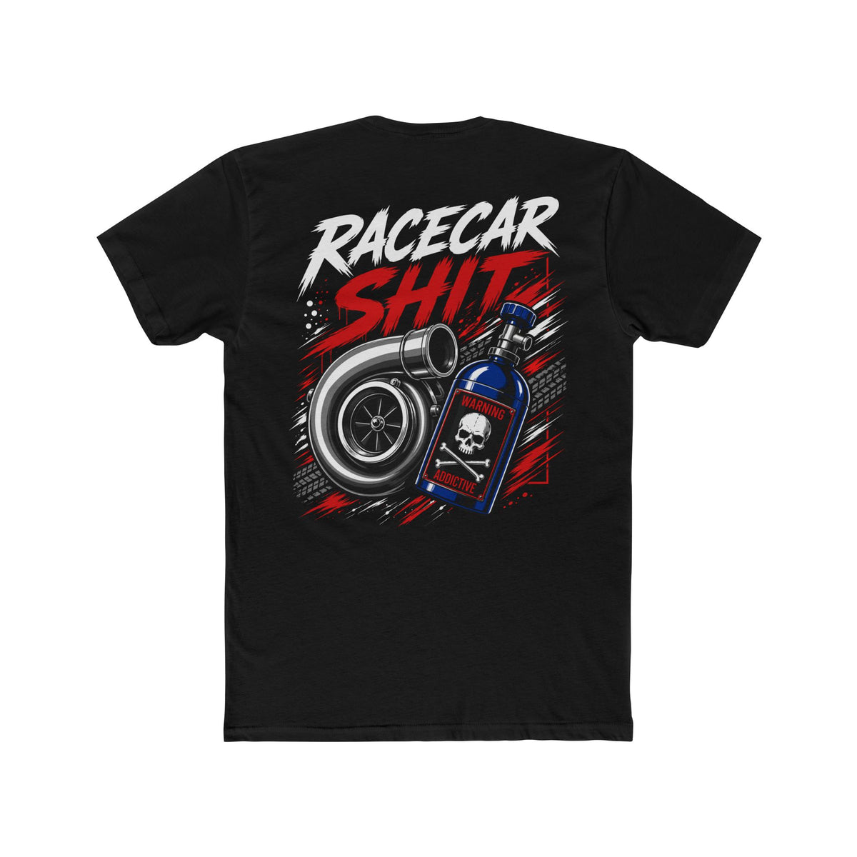 Racecar Shit™ Turbo & Nitrous Racing Graphic Tee | Extended Sizes