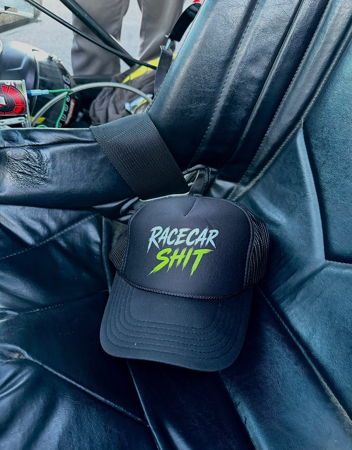Racecar Shit™ Foam Trucker Hat – DTF Logo