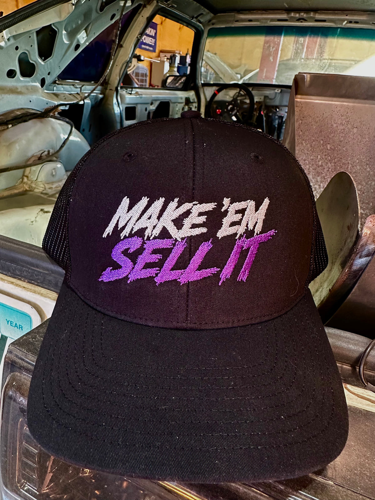 Make 'Em Sell It Graphic Snapback
