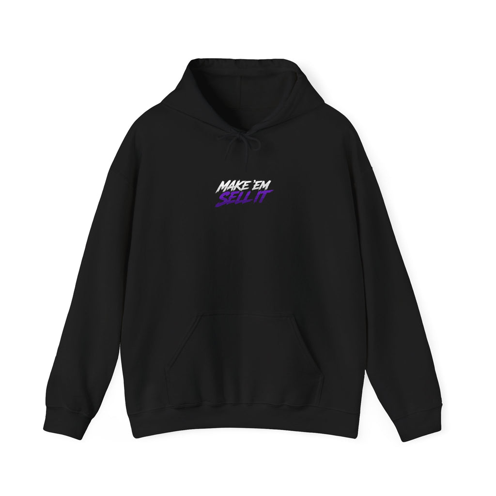Make ’Em Sell It™ Drag Racing Hoodie | Race Car Graphic Sweatshirt