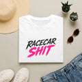 Racecar Shit™ Hot Pink Graphic Tee – Black & White