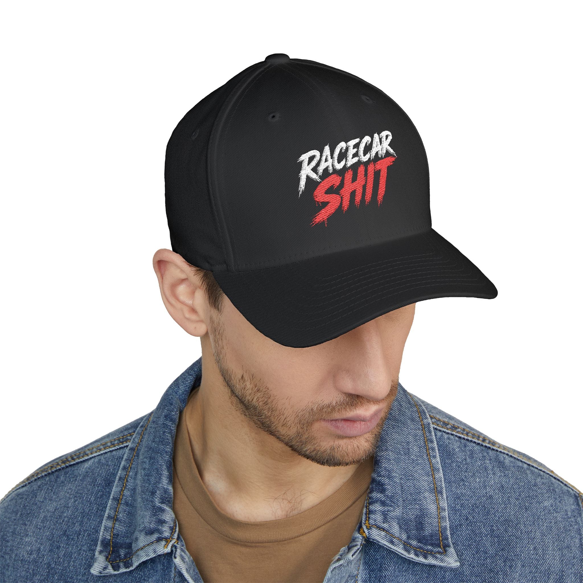 Racecar Shit Embroidered Cap Flexfit